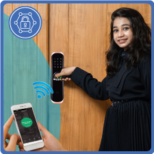Marrath Smart Wi-Fi Fingerprint Passcode Door Lock